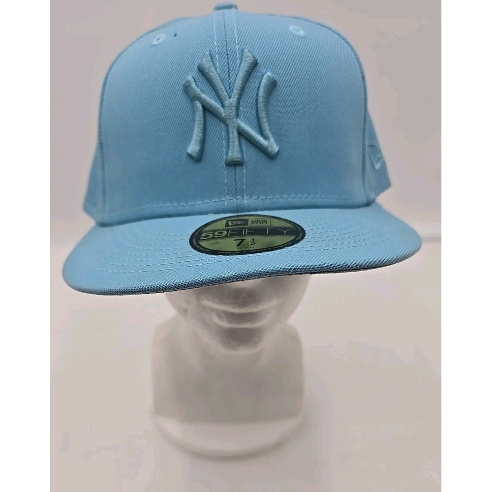 New York Yankees Baseball Blue New Era 59fifty fitted hat‎ cap 7.5